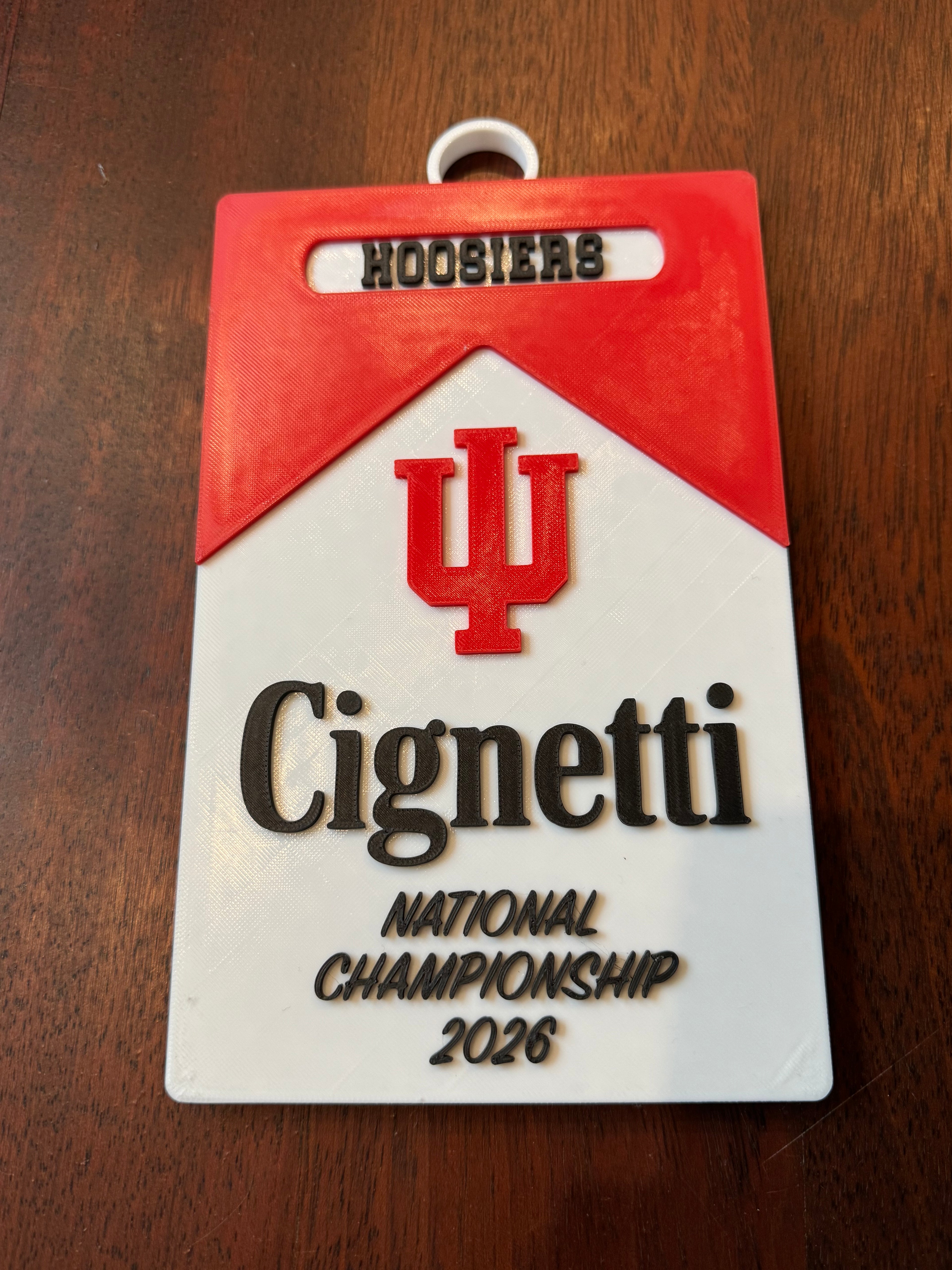 Indiana Hoosiers Curt Cignetti Hype Chain - 3D Printed
